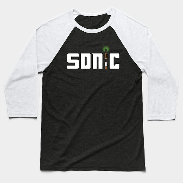 SONIC 11 Baseball T-Shirt by fanartdesigns
